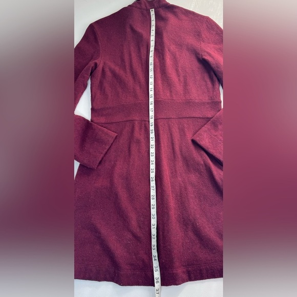 Horny Toad Wool Blend Monterossa Long Car Sweater Coat Womens Size Large - Picture 9 of 11